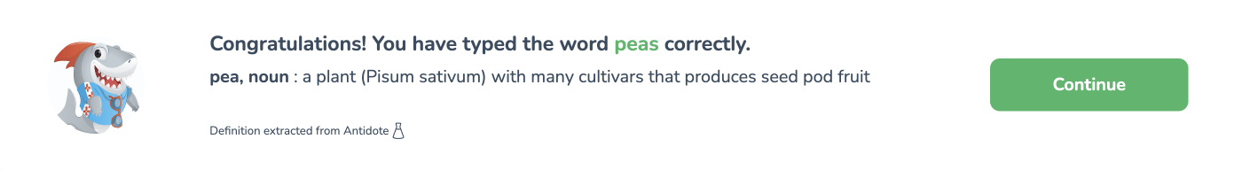 Defining the word to build students’ vocabulary