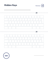 **Worksheet no. 5a** (Inverted L-shaped Enter key for macOS and Windows)