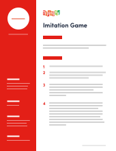 **Imitation Game** Ergonomics